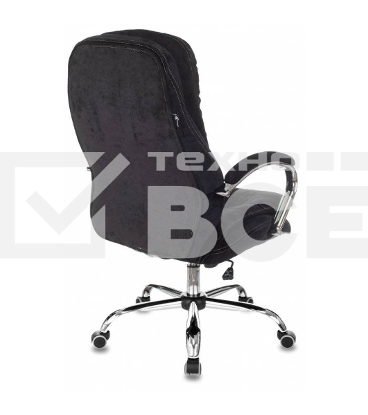Кресло руководителя Бюрократ T-9950SL Fabric черный Light-20, крестовина металл хром