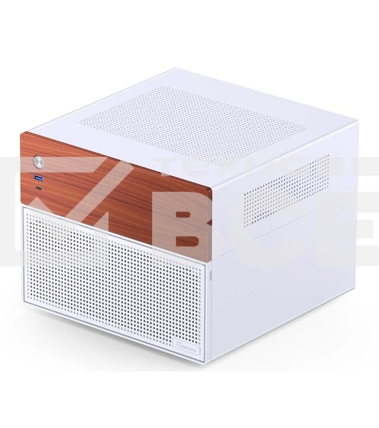 Корпус без блока питания JONSBO N4, Mini-Tower, 1x120mm, 1xUSB-A 3.0 + 1xUSB-C 3.2, SFX PSU Support, mATX, mITX White
