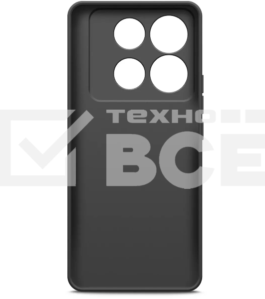 Чехол (клип-кейс) BoraSCO для Infinix Note 40 Silicone Case черный (73182)