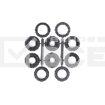 Щетка EDGE by PATRIOT круглая для точила 175ммХ32/30/25,4/20/16мм, фото3