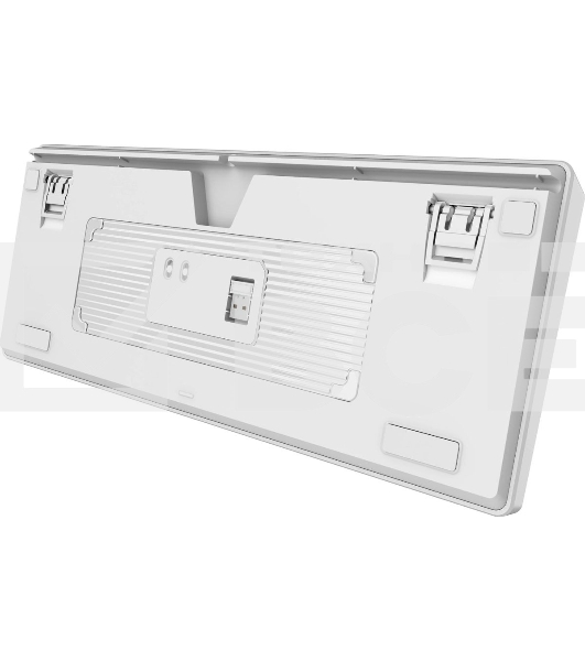 Клавиатура проводная+беспроводная MSI Forge GK600, USB, белый фиолетовый