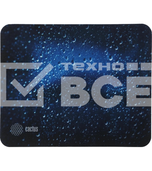 Коврик для мыши Cactus Water Drops 220x180x2мм (CS-MPC-P05XS)