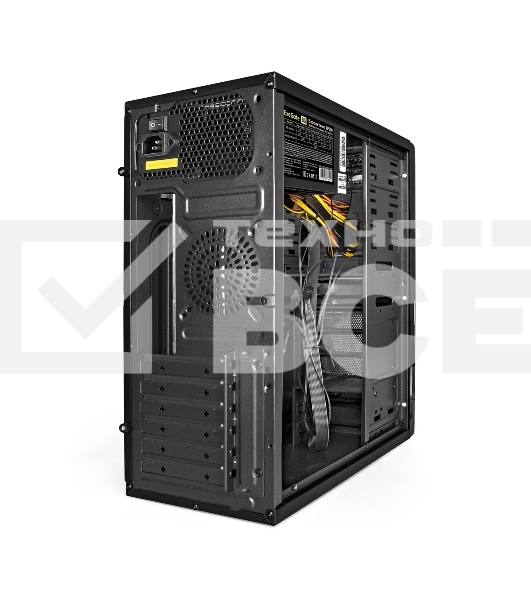 Компьютерный корпус ExeGate EX278400RUS Miditower ExeGate XP-329S Black, ATX, (XP600, Black,120мм), 2хUSB, Audio