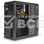 Компьютерный корпус Minitower ExeGate mEVO-7807-NPX450 (mATX, БП 450NPX 12см, 1хUSB+1хUSB 3.0, черный 1x12см с RGb подсветкой), фото10