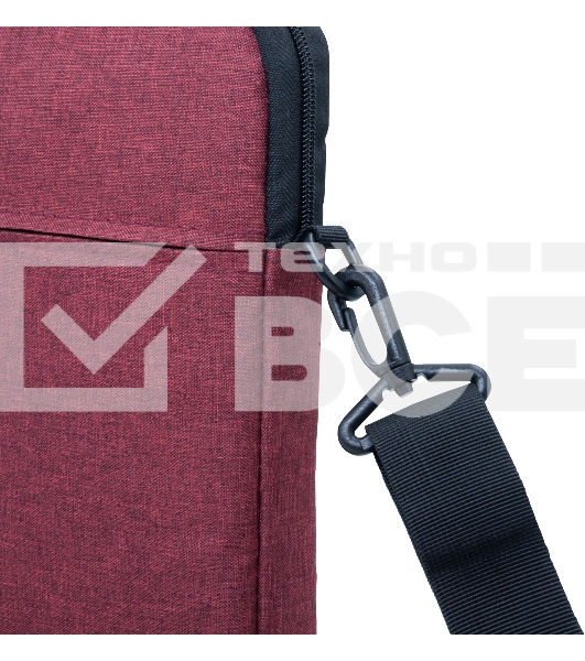 Сумка для ноутбука 15.6' Portcase KCB-165 Bordo бордовый нейлон/полиэстер