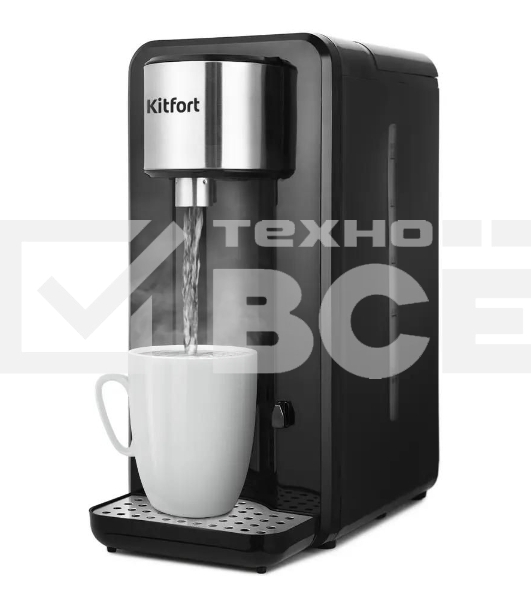 Термопот Kitfort КТ-2504 2.5л. 2000Вт черный/серебристый