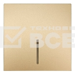 Выключатель LEZARD 704-3688-111QC 1-кл. с индик. СП ZIMA IP20 10А безвинт. зажим, зол., фото 1