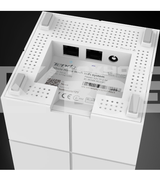 Домашняя Mesh WiFi система Tenda AC1200 из 3х роутеров с Гигабитными портами