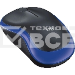 Мышь беспроводная Logitech M185 синий, 1000 dpi, радиоканал, USB, кнопки - 3, фото4