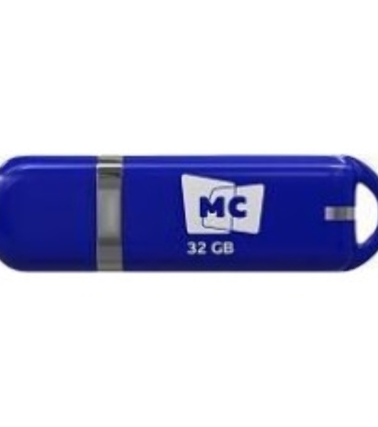 Флешка USB MORE CHOICE МФБ32 Blue (4620202558893), 32GB, USB 3.0, R/W 25/15, синий
