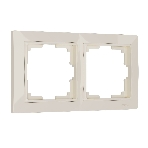 Рамка на 2 поста WERKEL (слоновая кость, basic) W0022003, фото 1