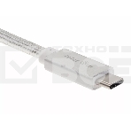 Кабель USB 3.1 Type Cm -- Cm IC 5А 10Gbs длина 1M, Telecom <TC420S> серебряный, фото6