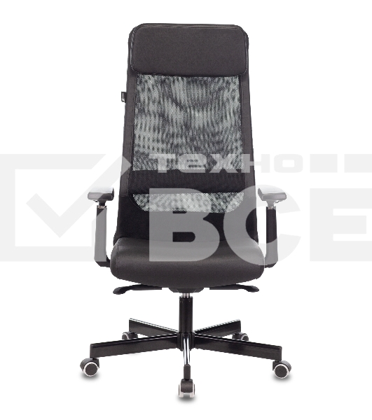 Кресло руководителя Бюрократ T-995/BLACK черный TW-01, искусственная кожа, крестовина металл