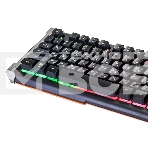 Клавиатура Oklick 717G проводная, USB, черный/серый, фото15