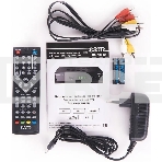 Ресивер эфирный цифровой DVB-T2 HD HD-600RU металл, дисплей, Эфир, фото3