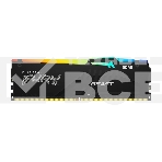 Оперативная память Kingston Fury Beast, DDR5, 8GB (1x8GB), 6000MHz, CL36, с радиатором, RGB, черный, фото2