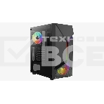 Компьютерный корпус MidiTower Aerocool / Formula SCAPE-G-BK-v2 ATX Black 2x140mm FRGB fan + 1*120mm FRGB fan (4711099471546), фото3