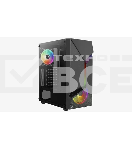 Компьютерный корпус MidiTower Aerocool / Formula SCAPE-G-BK-v2 ATX Black 2x140mm FRGB fan + 1*120mm FRGB fan (4711099471546)