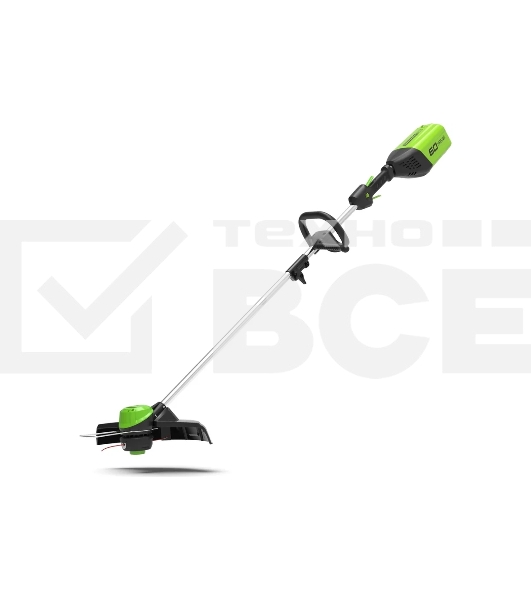 Триммер аккумуляторный Greenworks GD60LT, 60V, 40 см, бесщеточный, без АКБ и ЗУ (2108307)