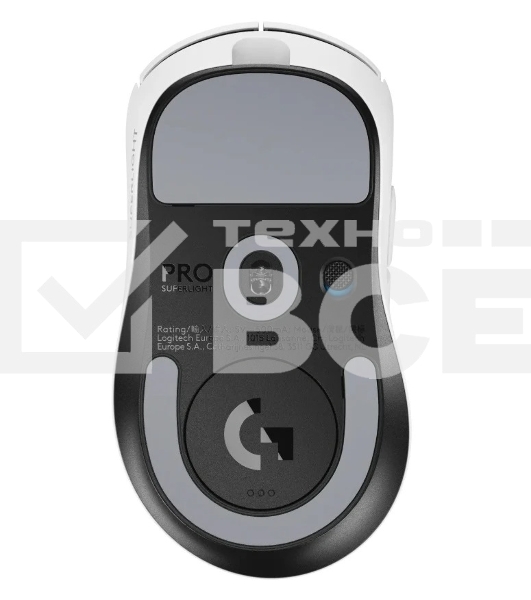 Мышь беспроводная Logitech G PRO Х Superlight 2 DEX белый, 44000 dpi, радиоканал, USB, кнопки - 5