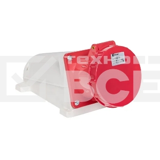 Розетка стационарная наружная EKF 135 ps-135-63-380 63А 380В 3P+РЕ+N IP67