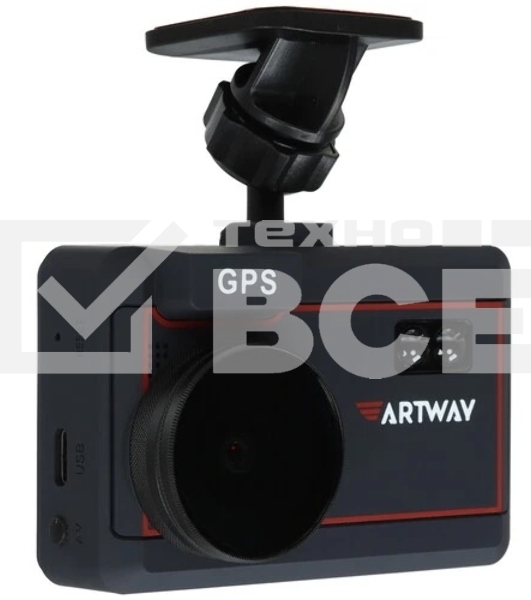 Видеорегистратор с радар-детектором Artway Combo MD-205 GPS черный