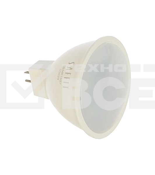 Лампа светодиодная SAFFIT SBMR1607 (55029) 7 вт 230в GU5.3 дневной