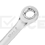 Ключ комбинированный трещоточный Denzel 14707 13 мм, CrV, матовый хром, фото6