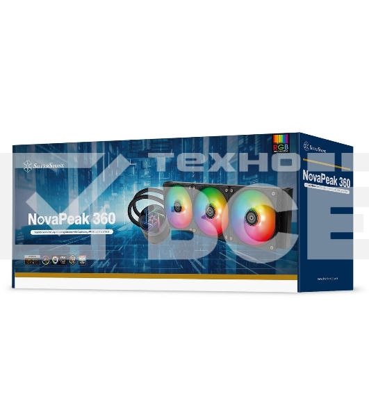 Жидкостная система охлаждения Silverstone SST-NP360-ARGb G53NP360ARGb020 черный