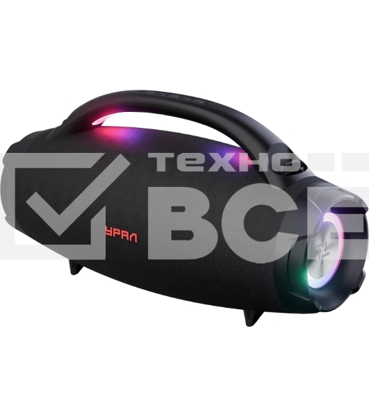Колонка портативная Ural Урал ТТ М6+ черный/черный 110W 1.1 BT/3.5Jack/USB-C 10м 8000mAh (ФР-00003974)