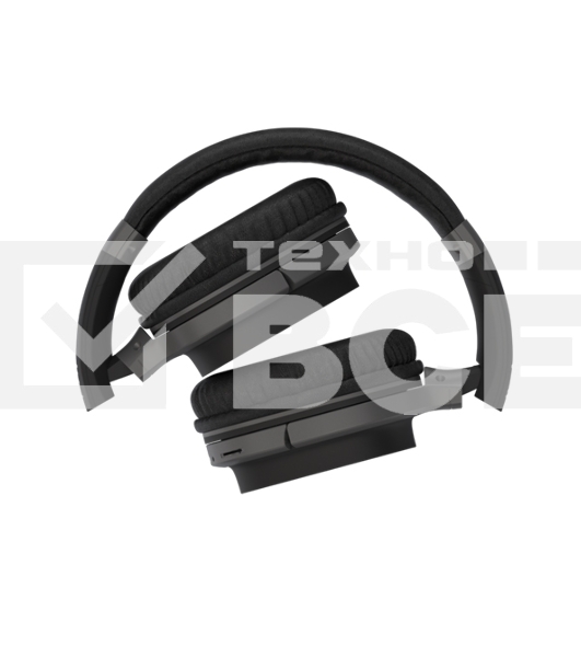 Беспроводные полноразмерные наушники Maxvi MHF-203BT черные, Bluetooth 5.3\FM\MP3\300 мАч\микрофон