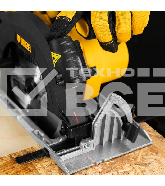 Пила циркулярная аккумуляторная бесщет. Denzel CCSH-BL-20-185, 185 мм, Li-Ion, 20 В