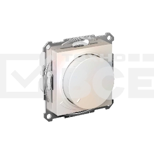 Светорегулятор (диммер) SE AtlasDesign Жемчуг, повор-нажим, LED, RC, 400 Вт, мех.