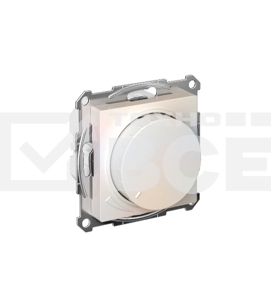 Светорегулятор (диммер) SE AtlasDesign Жемчуг, повор-нажим, LED, RC, 400 Вт, мех.