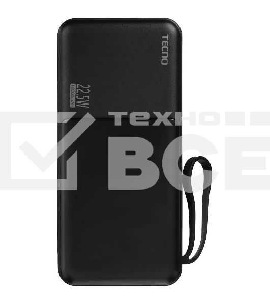 Портативный аккумулятор Tecno OnGO L101Q 10000mAh QC3.0/PD3.0 22.5W 3A 2xUSB-A/USB-C черный