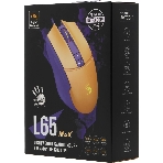 Мышь проводная A4Tech Bloody L65 Max желтый/фиолетовый, 12000 dpi, USB, кнопки - 7, фото5