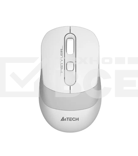 Мышь беспроводная A4Tech Fstyler FG10 белый/серый, 2000 dpi, радиоканал, USB, кнопки - 4