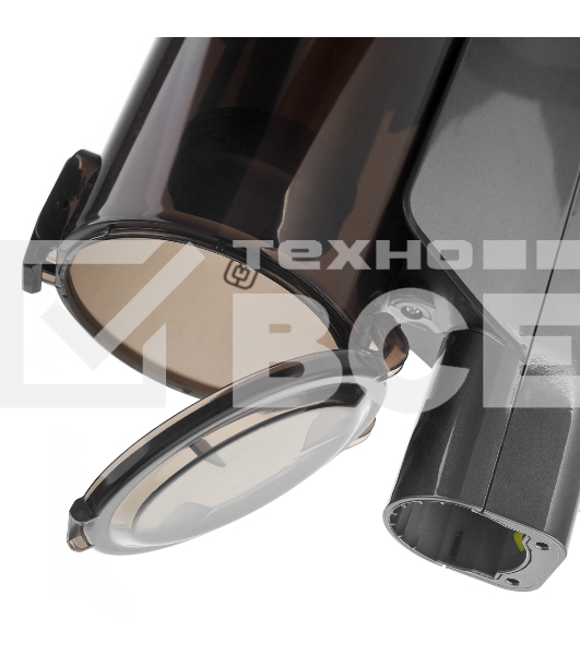 Пылесос вертикальный BRAYER BR4262 черный/желтый, питание от аккумулятора, 200 Вт, уборка сухая, пылесборник 1 л