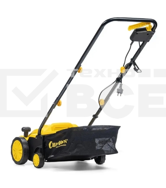 Скарификатор электрический Champion ESC1532 Мощность двигателя 1500 Вт, Напряжение сети 230,50 В, Гц, Вес c травосборником 9,3 кг, Ширина обработки 320 мм, Высота аэрации -4/0/+4/+12 мм, Высота скарификации -12/-8/-4/+4 мм, Тип/объем травосборника ткань/35 л, Регулировка высоты кошения/количество положений 4, Уровень мощности звука 96 дБ, Уровень звукового давления скарификатор/аэра 80/81 дБ, Уровень вибрации на рукоятке 3,245/3,335 (K=1,5 м/с) м/с2.