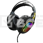 Гарнитура GMNG HS-L630G чёрный/жёлтый, проводная, подсветка, фото2