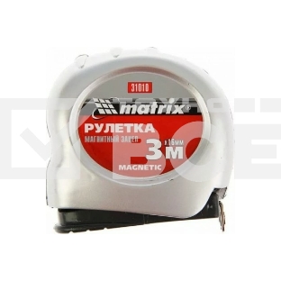 Рулетка Matrix magnetic 3мх16мм магнитный зацеп