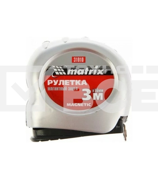 Рулетка Matrix magnetic 3мх16мм магнитный зацеп