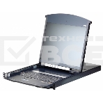 KVM консоль с переключателем ATEN 1L/1R 16p C5 D.Rail LCD KVM over IP SW, фото 1