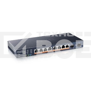 Коммутатор Zyxel XMG1915-10EP-EU0101F (L2+) 8x2.5Гбит/с 2SFP+ 8PoE++ 130W управляемый