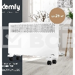 Конвектор электрический Domfy DCW-CH1020 белый, 2000 Вт, 30 м2, термостат, фото17