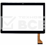 Сенсорное стекло (тачскрин) TurboPad 1015 3G, черное, фото 1