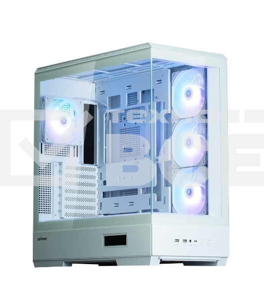 Компьютерный корпус ZALMAN P50 DS, ATX, WHITE, WINDOW, 2x3.5