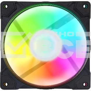 Вентилятор для корпуса GMNG GG-CF120ARGB1-PWMBK черный, 120 мм, 1500 об/мин, 26 дБ, 4 pin