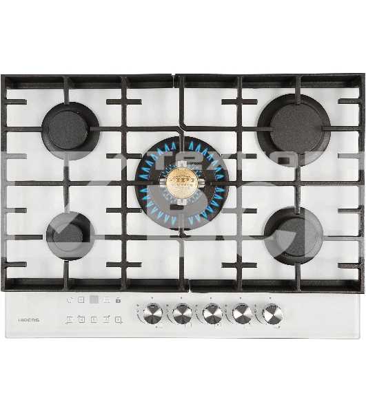 Варочная поверхность HIBERG VM 7155 W, белый