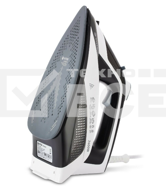 Утюг Vitek VT-8313 2400Вт белый/черный